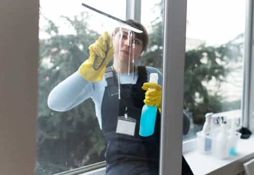 Nettoyage de vitres intérieures et extérieures à Mézangers